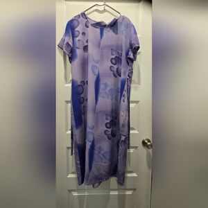 Elegant Lavender Geometric Dress